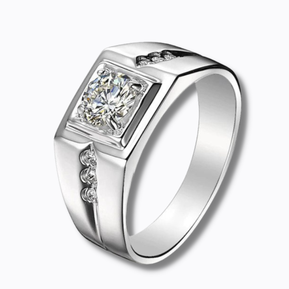 Male ring hot sale design silver