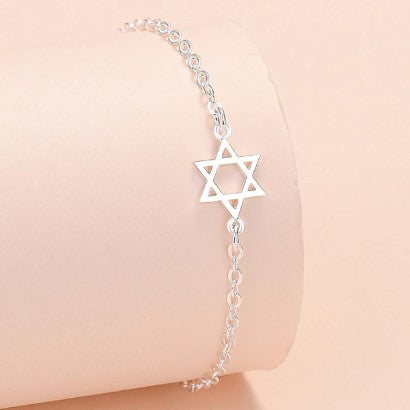 925 Sterling Silver Women Star Chain Bracelet For Women Luxury Jewelry