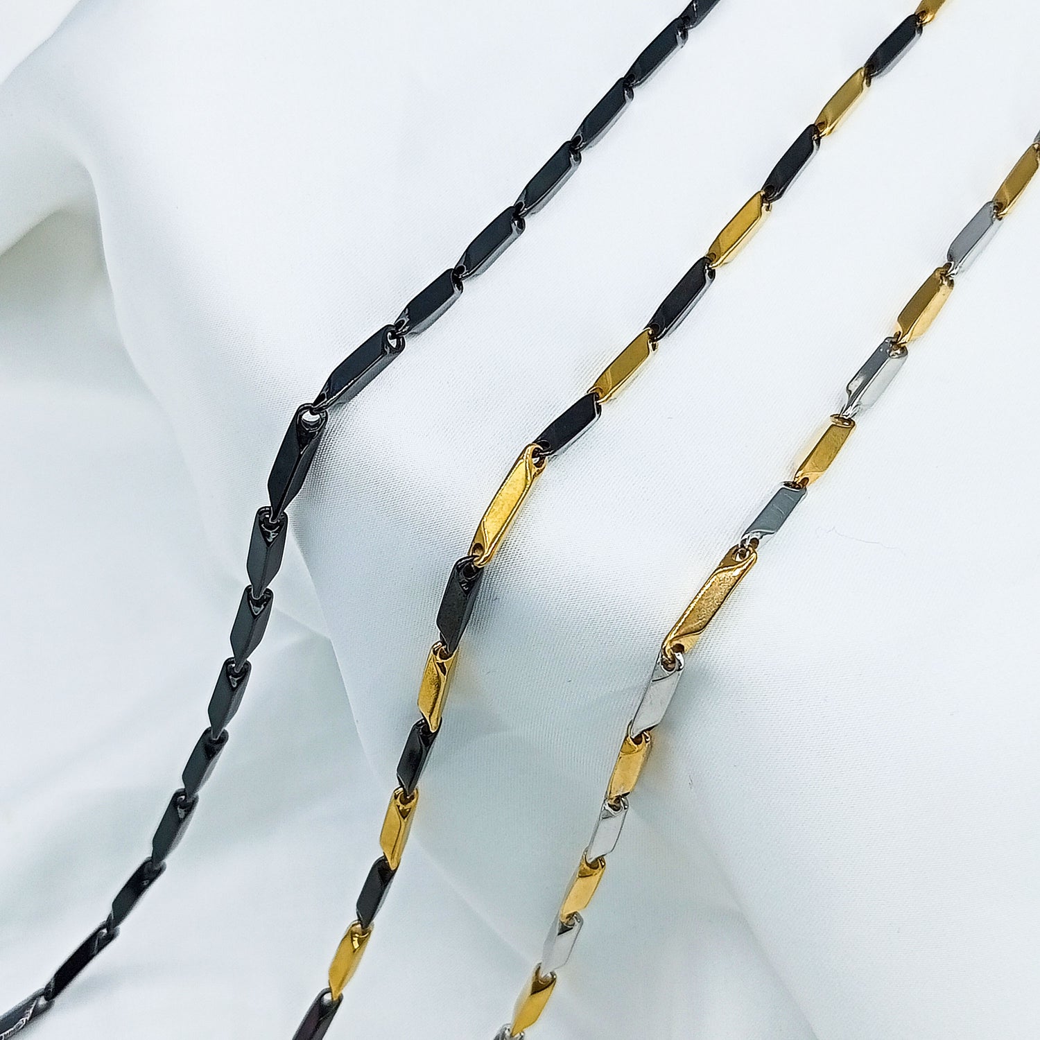 Fashion Titanium Steel Melon Seeds Stainless Steel Necklace