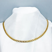 Stainless Steel Cuban Chain Silver & Gold Unisex Necklace