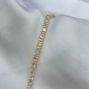 Luxury Shiny Rectangle shape Zircon Stone Bracelets