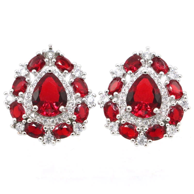 Red Blood Ruby Tanzanite Bright Zircon