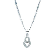 Micro Stone Shape Heart Stone Pendant