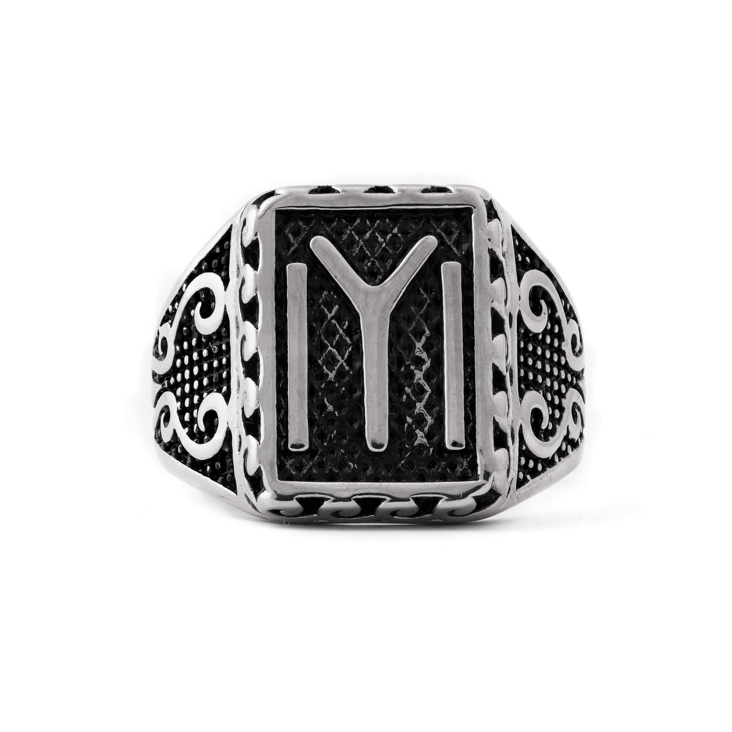 Ertugrul's Kayi Tribe Symbol Sterling Silver Mens Ring