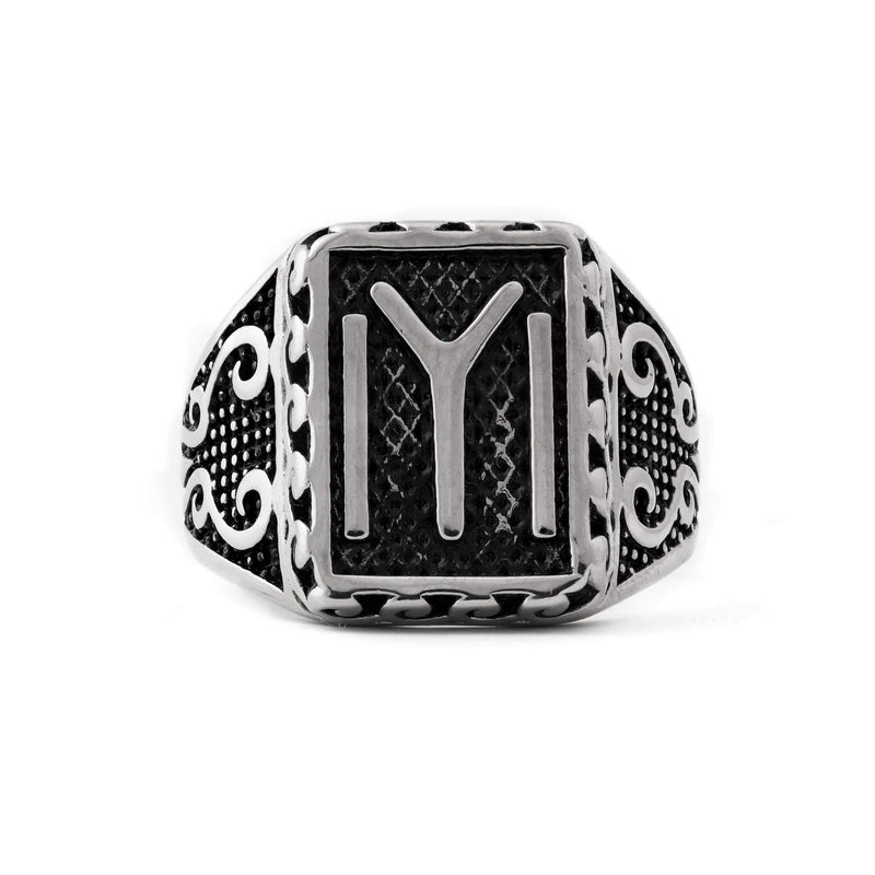 Ertugrul's Kayi Tribe Symbol Sterling Silver Mens Ring