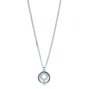 Round Zircon Microstone Pendant
