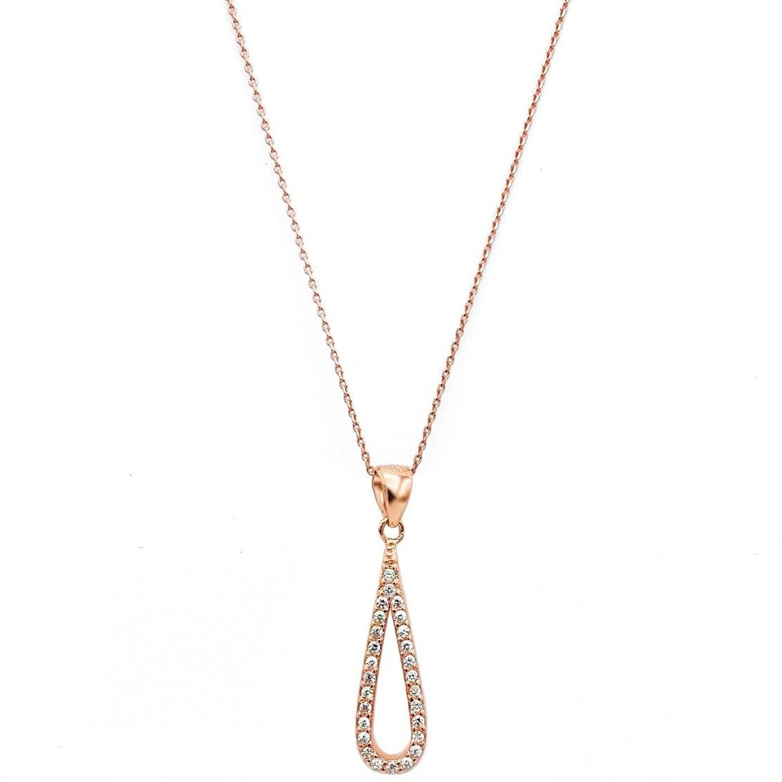 Rose Gold Pendulum Pendant
