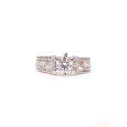 Star Solitaire Pure 925 Sterling Silver (Chandi) Ring