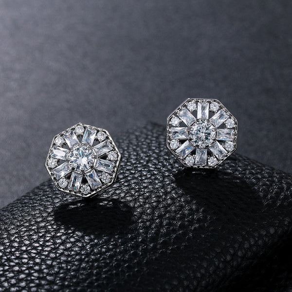 New Arrival High Quality 3A Cubic Zirconia Cufflinks for Men