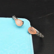 925 Sterling Silver Pink & Blue Crystal Paraiba Tourmaline Gemstone Bracelets
