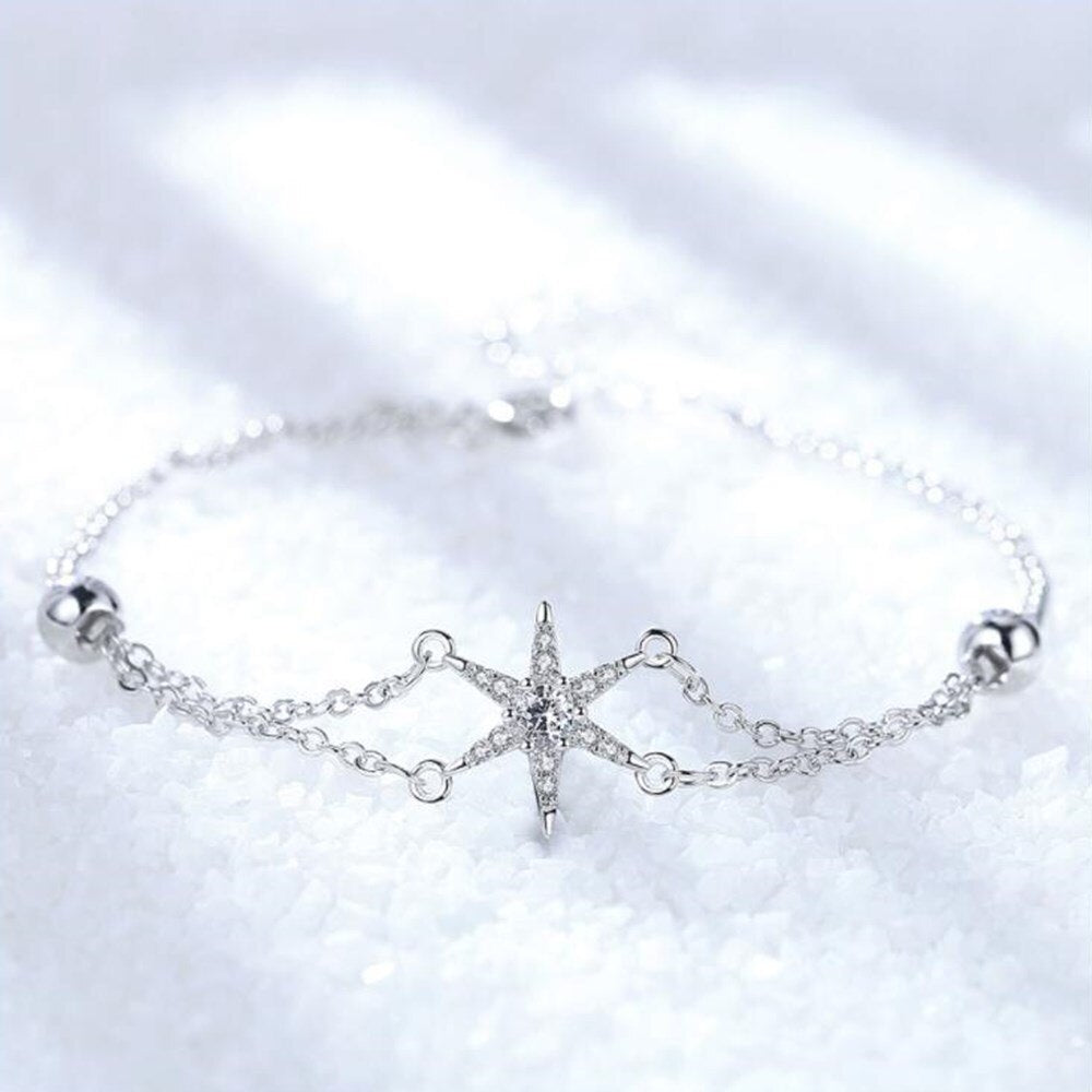 Crystal Simple Retro Hollow Bracelet