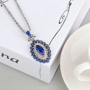 Vintage Turkish Jewelry 3 Colors Crystal Silver Color Pendents